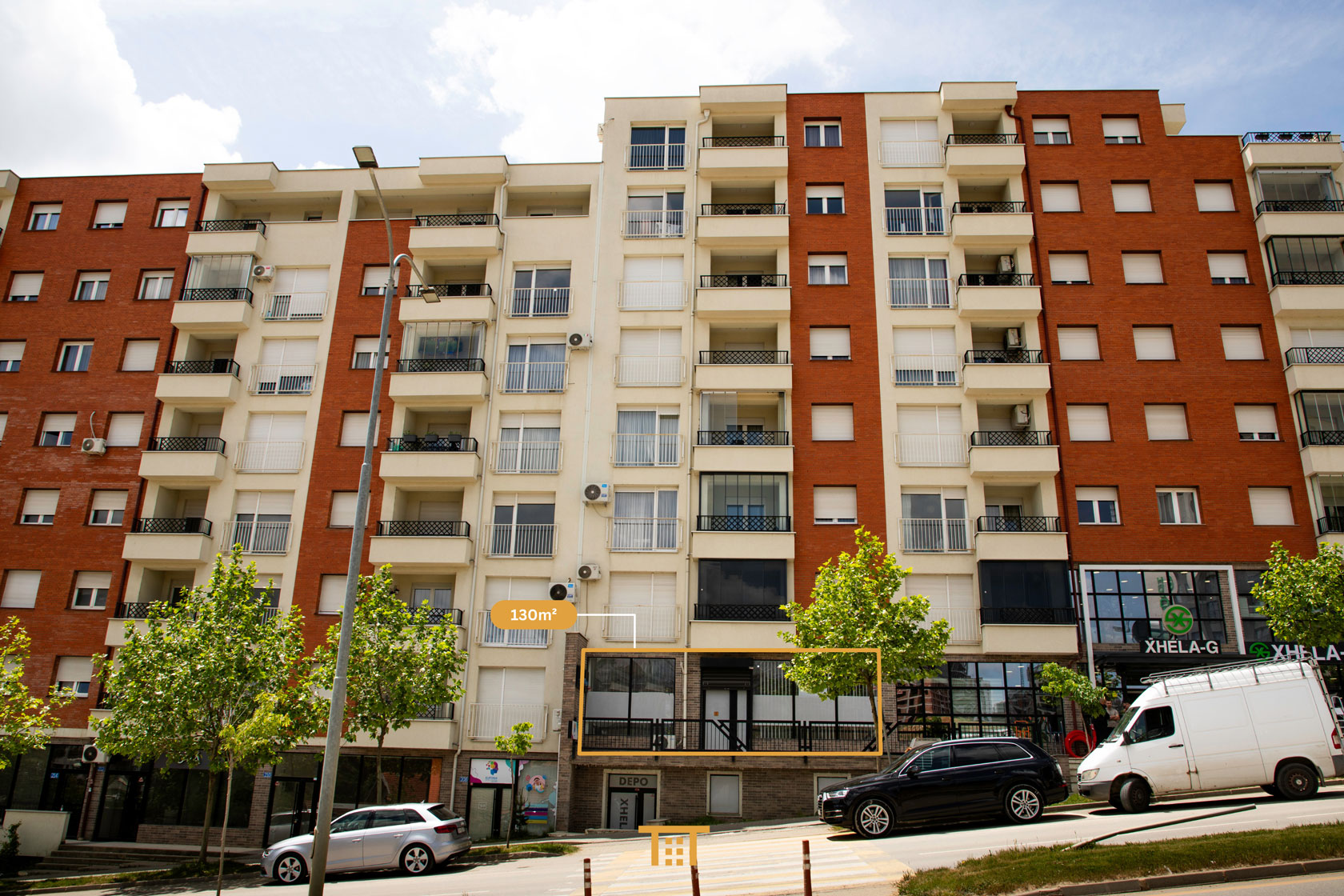 Lokali 130m² për #QIRA në Rrugën C