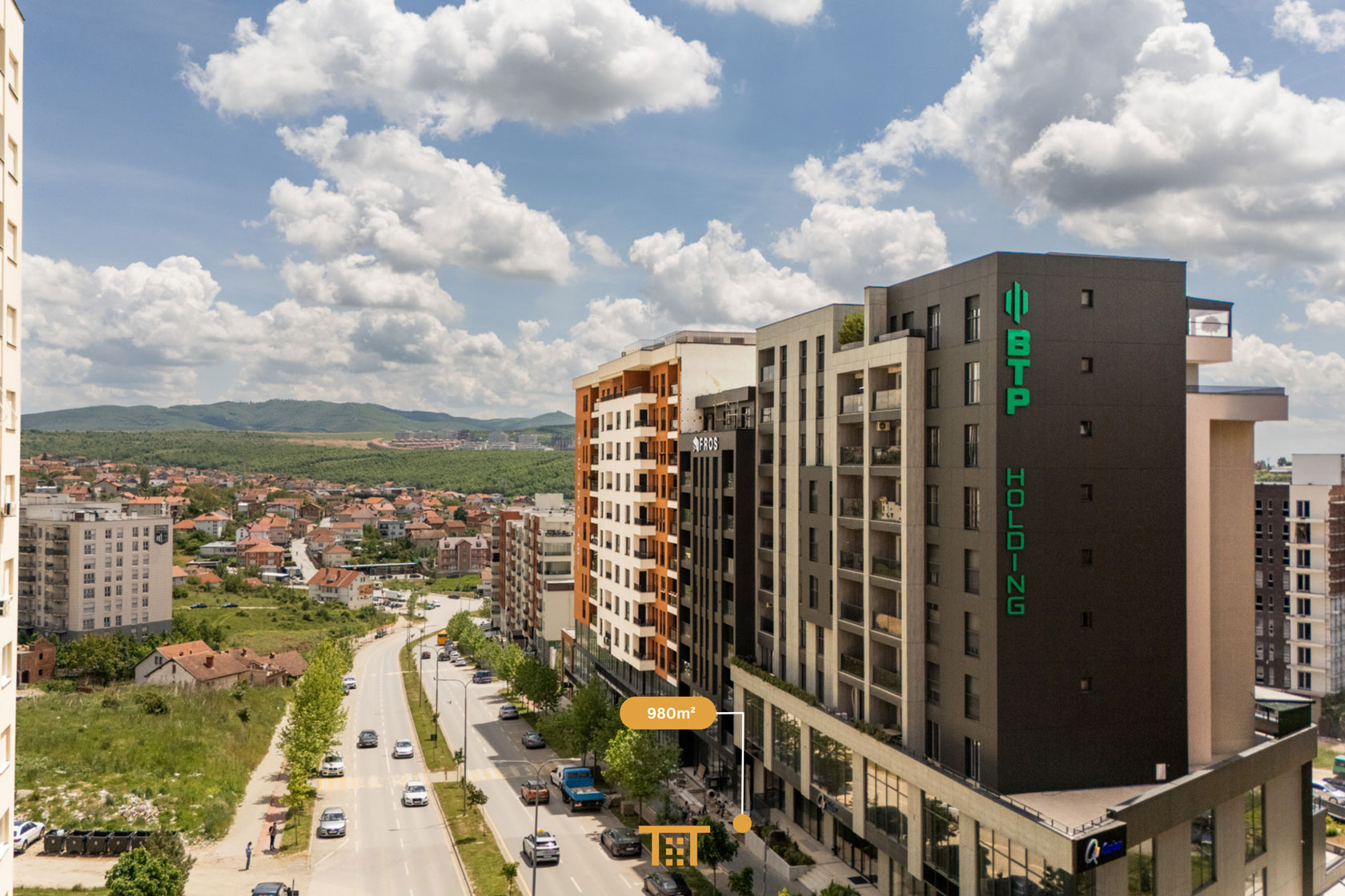 Lokali 980m² për #QIRA në Rrugën C