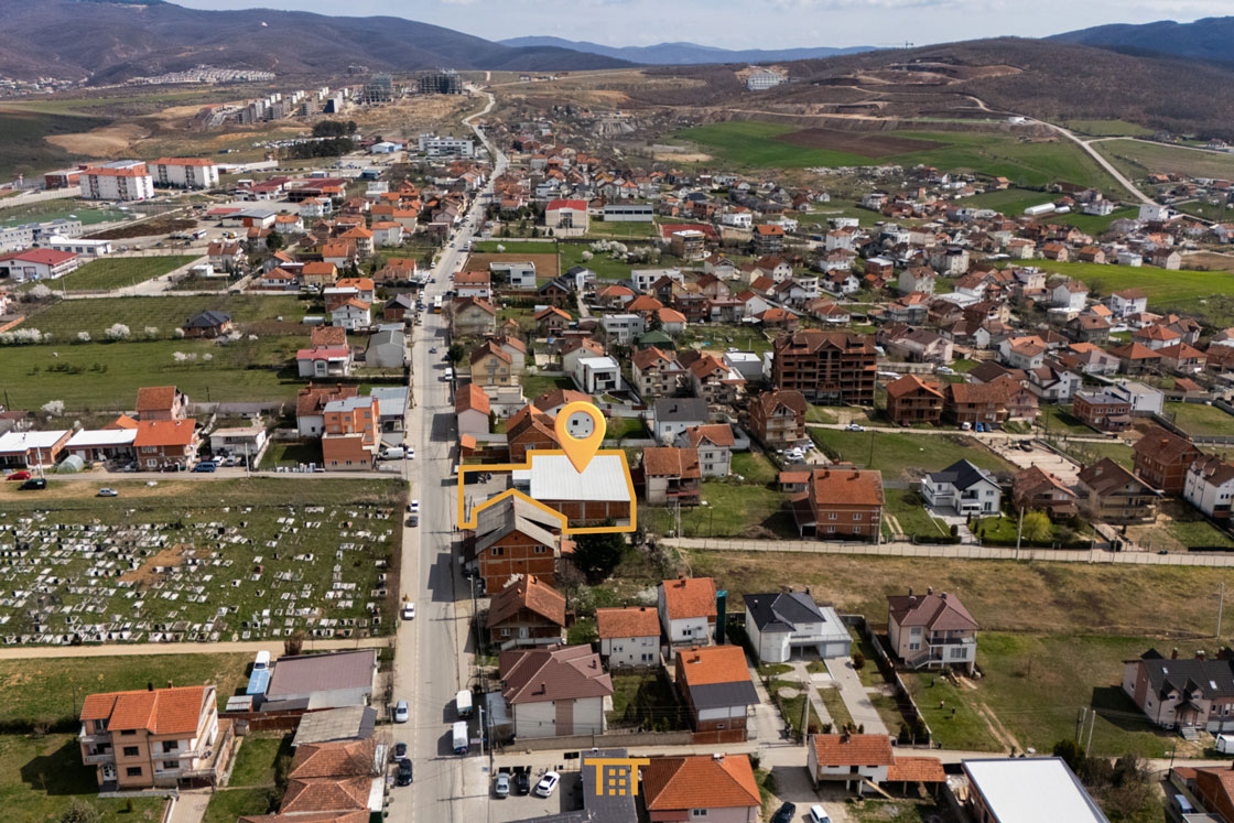 Objekti 1050m² për #QIRA në Hajvali